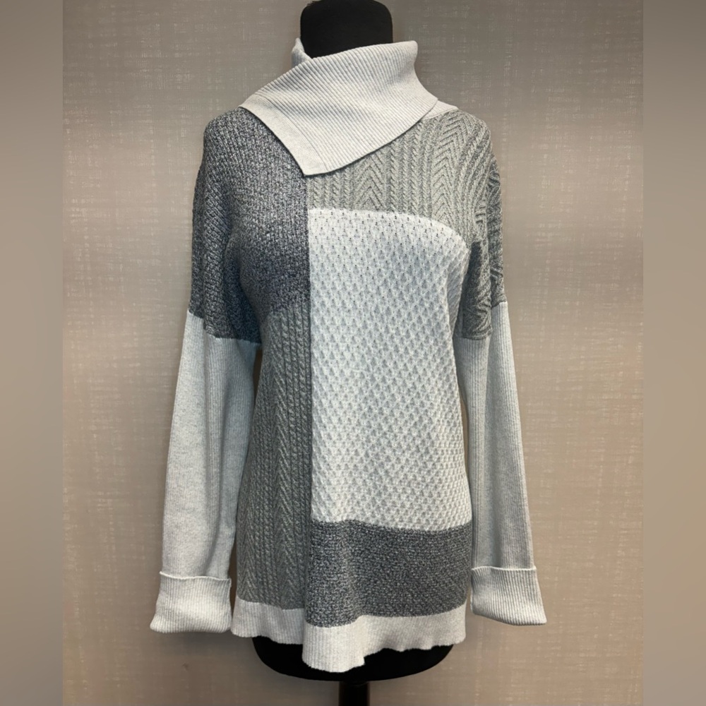 FDJ Patchwork Cable Sweater